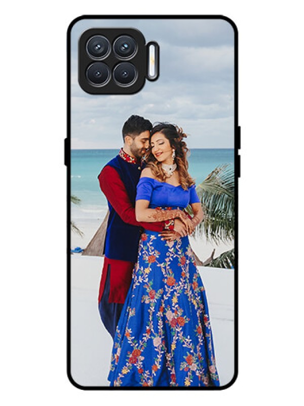 Custom Oppo F17 Photo Printing on Glass Case  - Upload Full Picture Design
