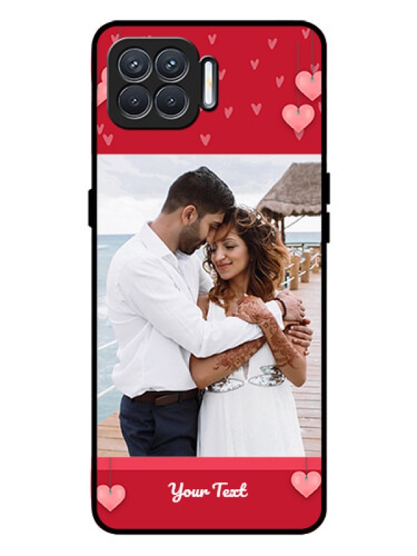 Custom Oppo F17 Custom Glass Phone Case  - Valentines Day Design
