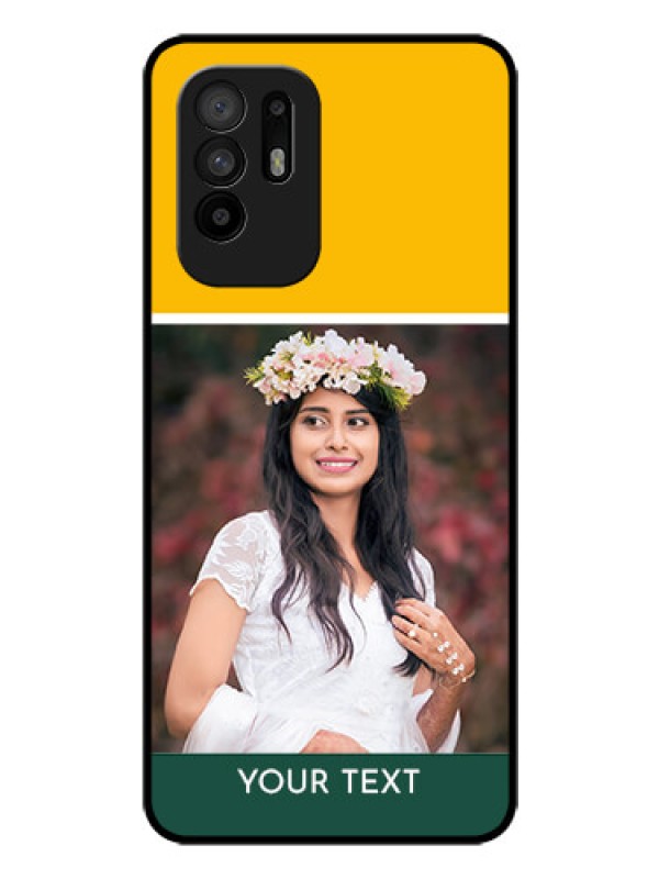 Custom Oppo F19 Pro Plus 5G Photo Printing on Glass Case - Love You Design