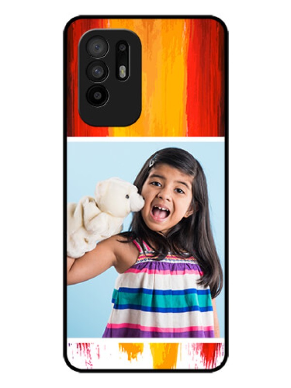 Custom Oppo F19 Pro Plus 5G Personalized Glass Phone Case - Multi Color Design