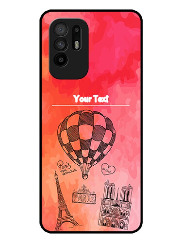 Custom Oppo F19 Pro Plus 5G Custom Glass Phone Case - Paris Theme Design