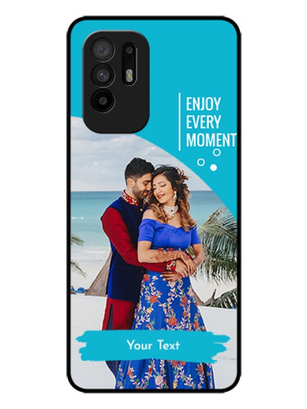 Custom Oppo F19 Pro Plus 5G Custom Glass Mobile Case - Happy Moment Design