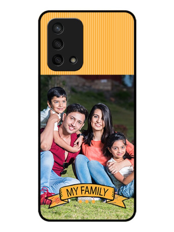 Custom Oppo F19 Custom Glass Phone Case - My Family Design