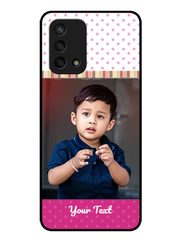 Custom Oppo F19s Photo Printing on Glass Case - Cute Girls Cover Design