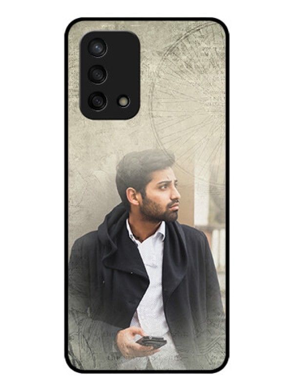 Custom Oppo F19s Custom Glass Phone Case - with vintage design