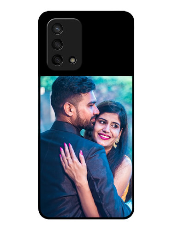 Custom Oppo F19S Custom Glass Phone Case - Upload Full Picture With Custom Color Design