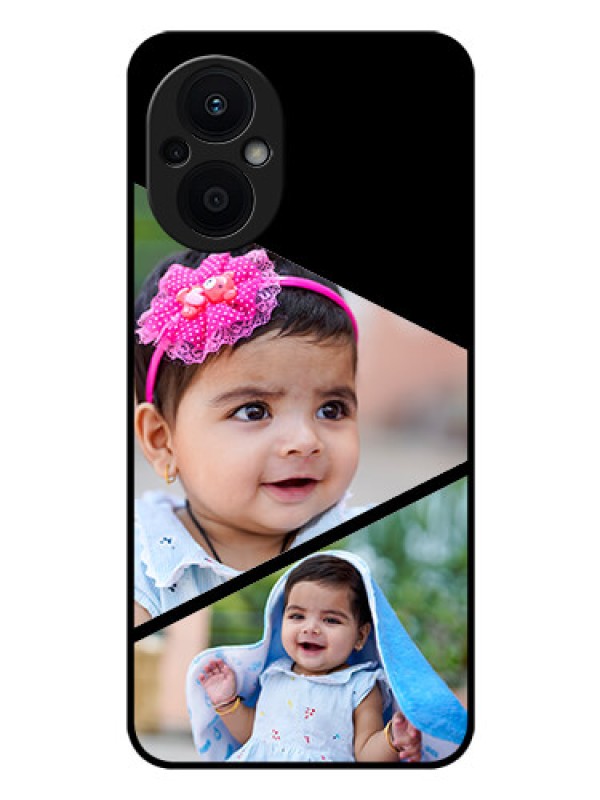 Custom Oppo F21 Pro 5G Custom Glass Phone Case - Semi Cut Design