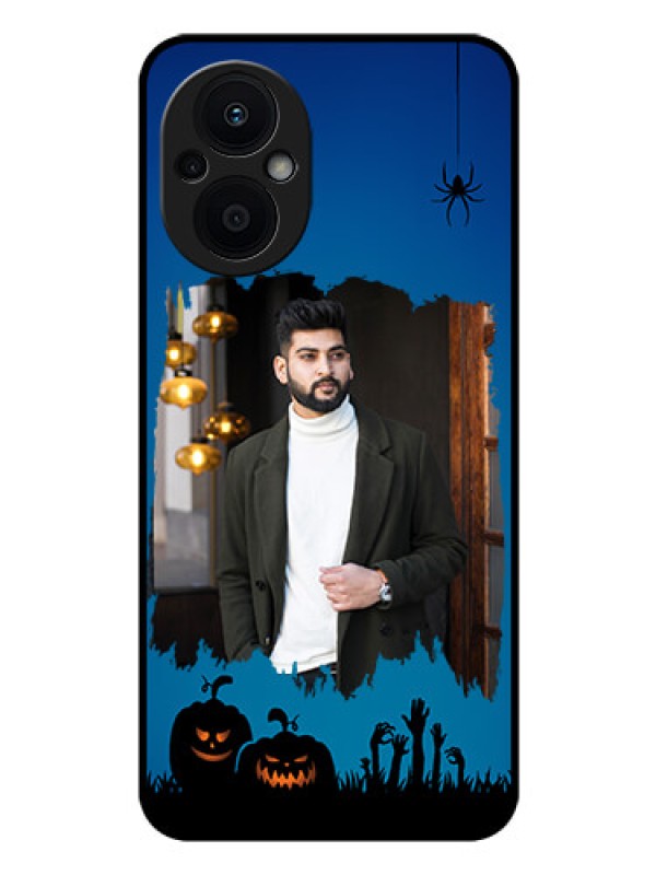 Custom Oppo F21 Pro 5G Photo Printing on Glass Case - with pro Halloween design