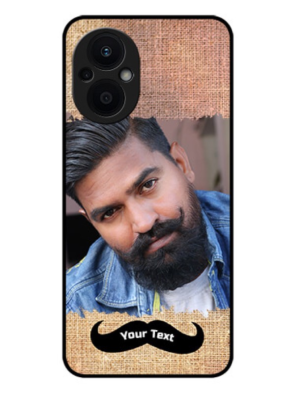 Custom Oppo F21 Pro 5G Personalized Glass Phone Case - with Texture Design