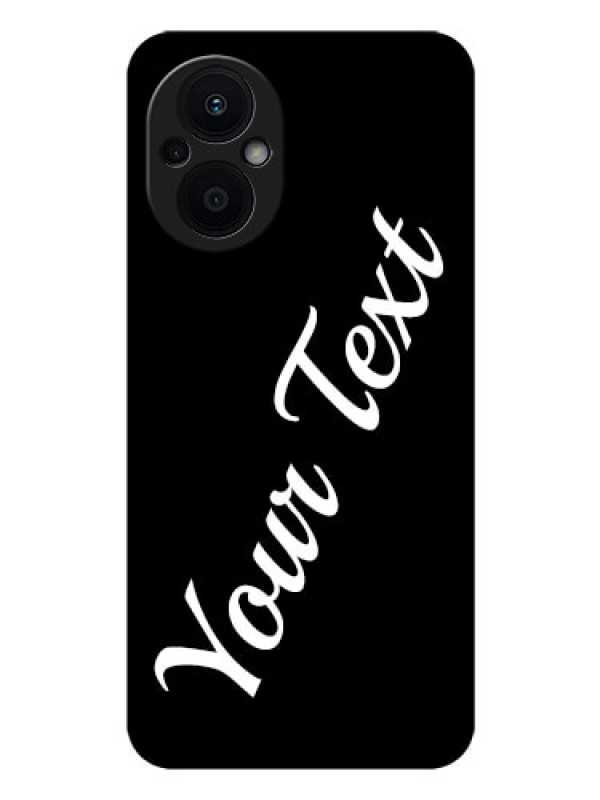 Custom Oppo F21 Pro 5G Custom Glass Mobile Cover with Your Name