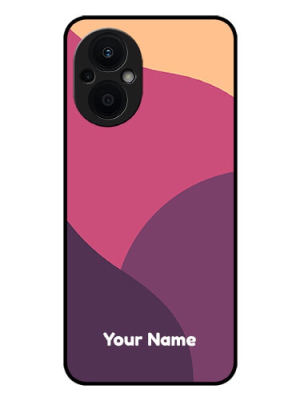 Custom Oppo F21 Pro 5G Custom Glass Phone Case - Mixed Multi-colour abstract art Design