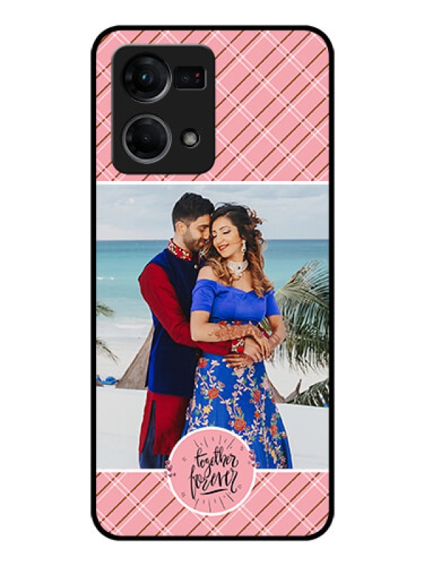 Custom Oppo F21 Pro Personalized Glass Phone Case - Together Forever Design