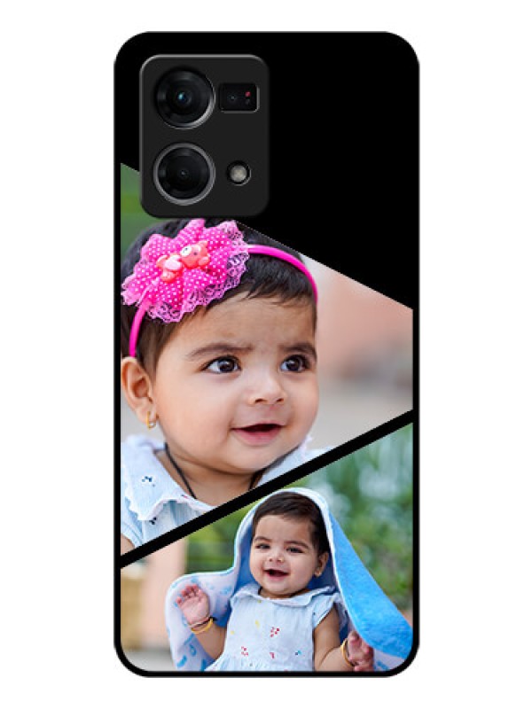 Custom Oppo F21 Pro Custom Glass Phone Case - Semi Cut Design