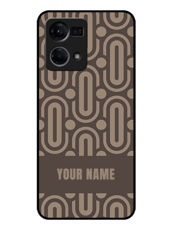 Custom Oppo F21 Pro Custom Glass Phone Case - Captivating Zero Pattern Design