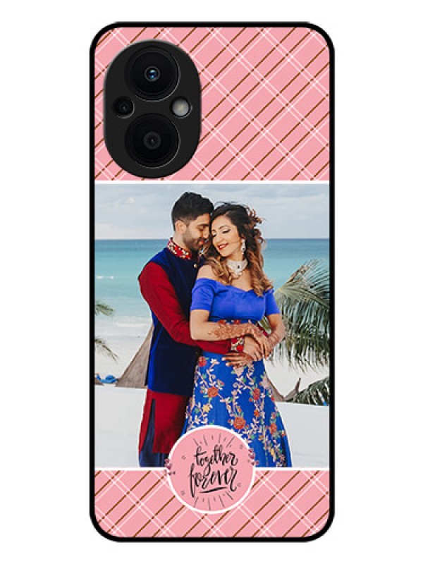 Custom Oppo F21s Pro 5G Personalized Glass Phone Case - Together Forever Design