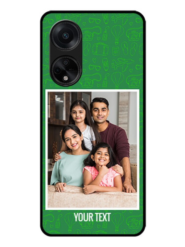 Custom Oppo F23 5G Personalized Glass Phone Case - Picture Upload Design