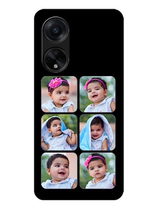 Custom Oppo F23 5G Photo Printing on Glass Case - Multiple Pictures Design