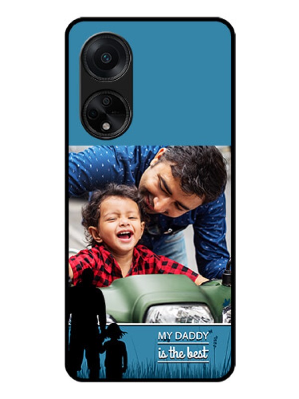 Custom Oppo F23 5G Custom Glass Mobile Case - Best dad design