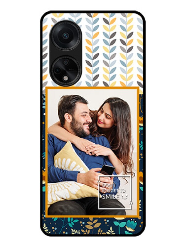 Custom Oppo F23 5G Custom Glass Mobile Case - Pattern Design