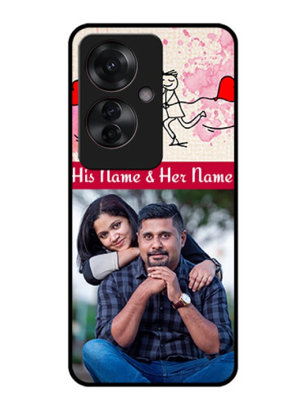 Custom Oppo F25 Pro 5G Custom Glass Phone Case - You And Me Case Design