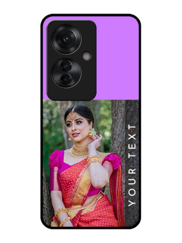 Custom Oppo F25 Pro 5G Custom Glass Phone Case - Birthday Icons Design