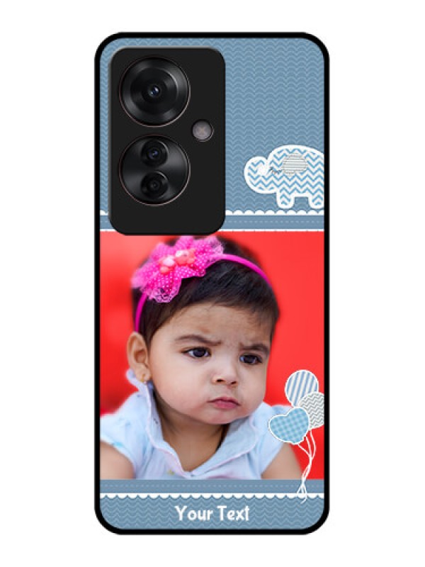 Custom Oppo F25 Pro 5G Custom Glass Phone Case - With Kids Pattern Design