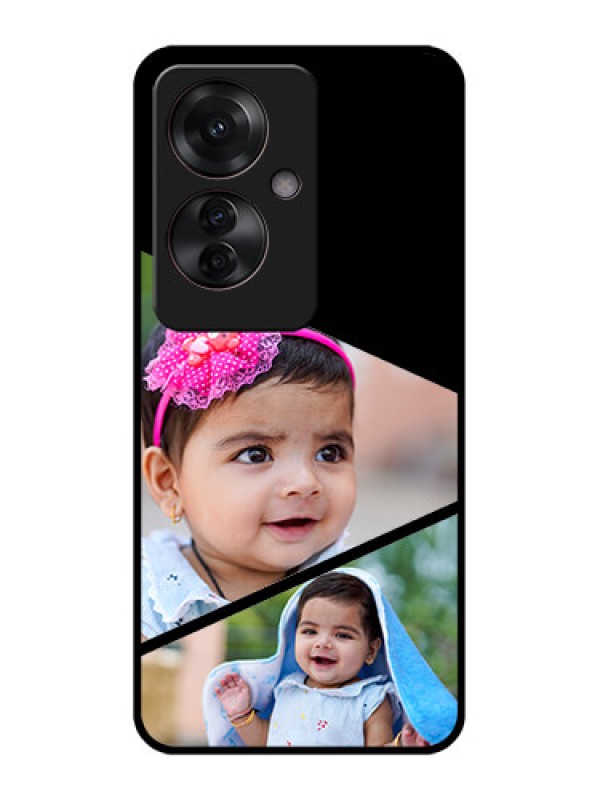 Custom Oppo F25 Pro 5G Custom Glass Phone Case - Semi Cut Design