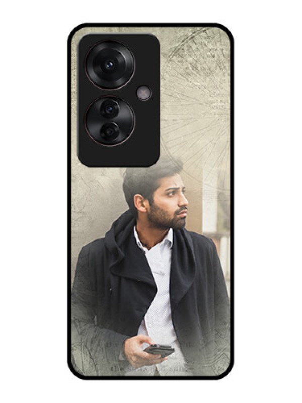 Custom Oppo F25 Pro 5G Custom Glass Phone Case - With Vintage Design