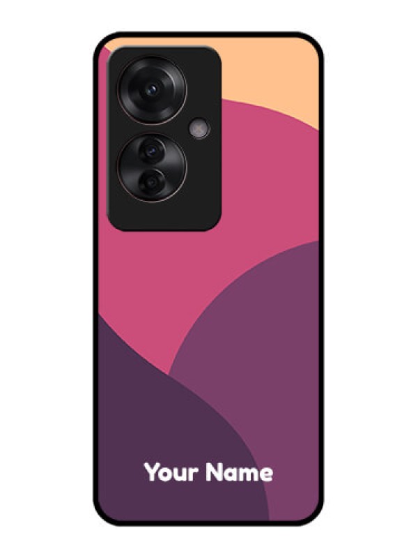 Custom Oppo F25 Pro 5G Custom Glass Phone Case - Mixed Multi - Colour Abstract Art Design