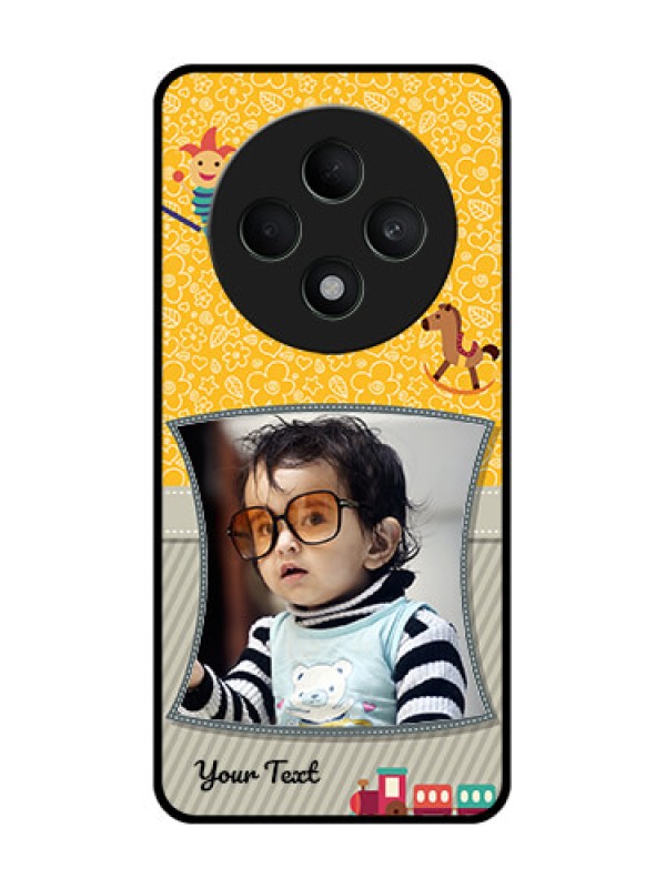 Custom Oppo F27 5G Custom Glass Phone CaseBaby Picture Upload Design
