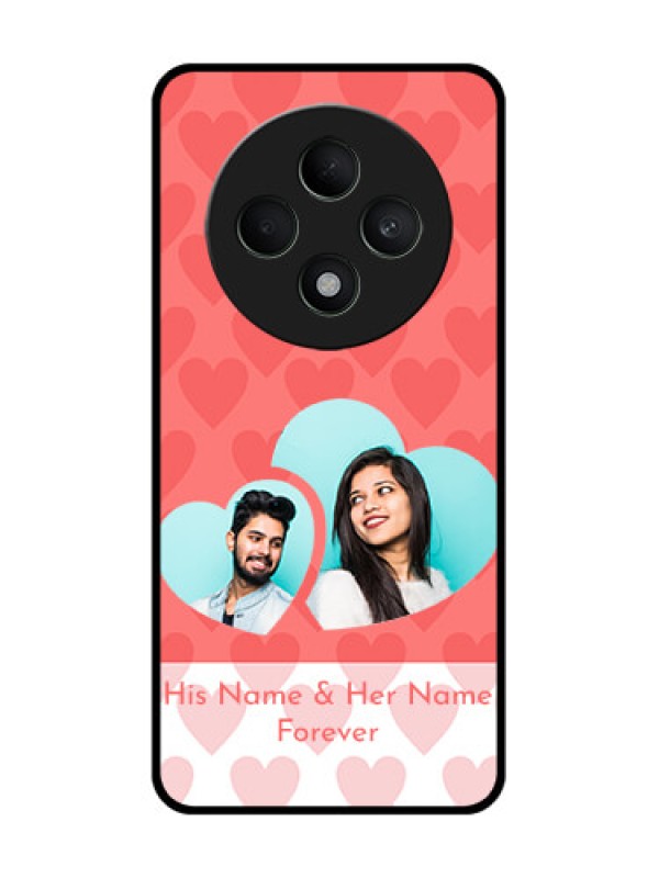 Custom Oppo F27 5G Custom Glass Phone CaseCouple Pic Upload Design