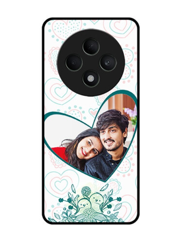 Custom Oppo F27 5G Custom Glass Phone CasePremium Couple Design