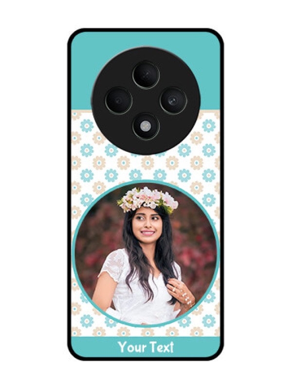 Custom Oppo F27 5G Custom Glass Phone CaseBeautiful Flowers Design
