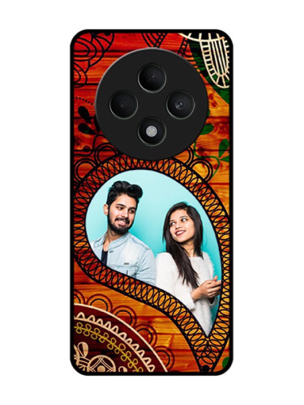 Custom Oppo F27 5G Custom Glass Phone CaseAbstract Colorful Design