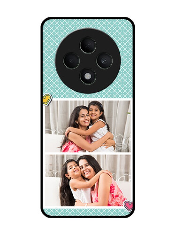 Custom Oppo F27 5G Custom Glass Phone Case2 Image Holder With Pattern Design