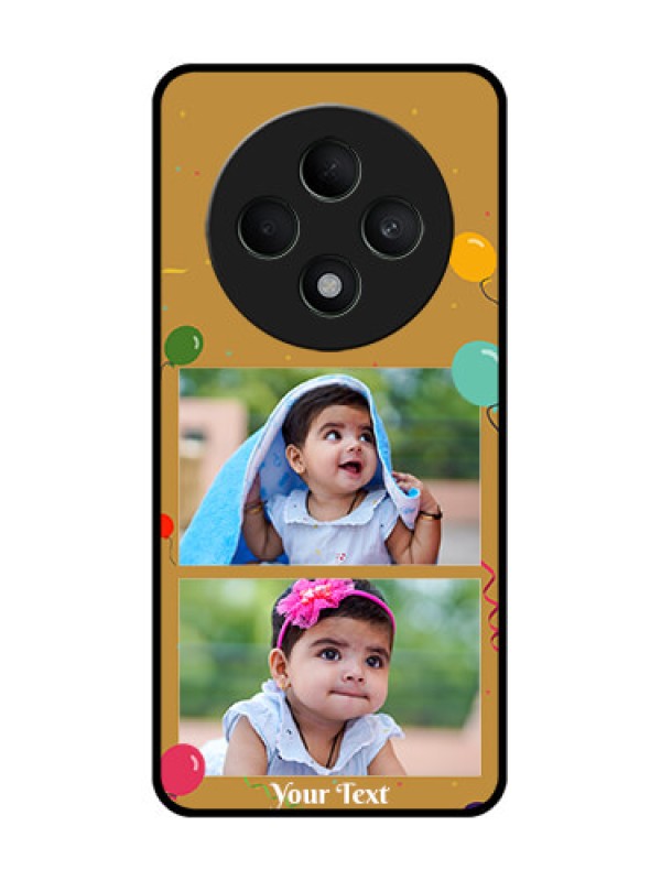 Custom Oppo F27 5G Custom Glass Phone CaseImage Holder With Birthday Celebrations Design