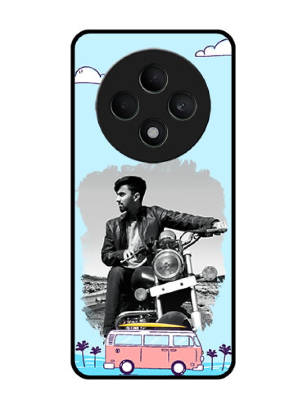 Custom Oppo F27 5G Custom Glass Phone CaseTravel and Adventure Design
