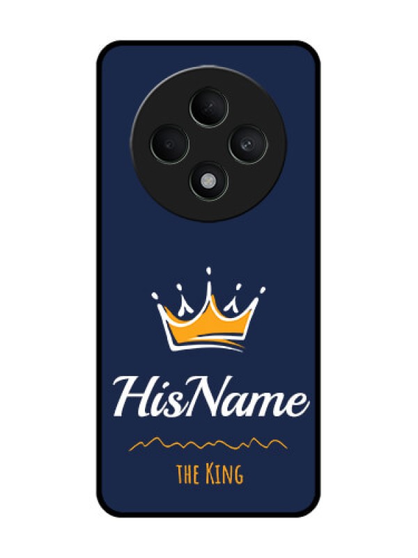 Custom Oppo F27 5G Custom Glass Phone CaseKing With Name Design