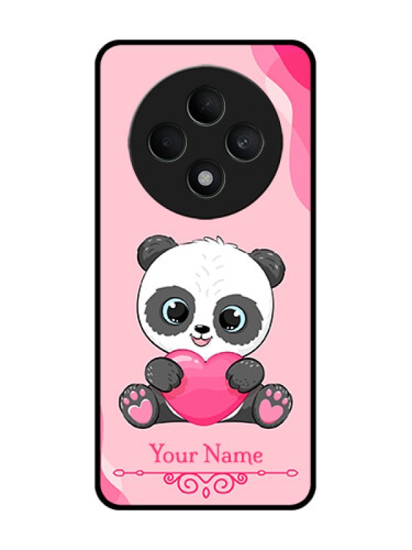 Custom Oppo F27 5G Custom Glass Phone CaseCute Panda Design
