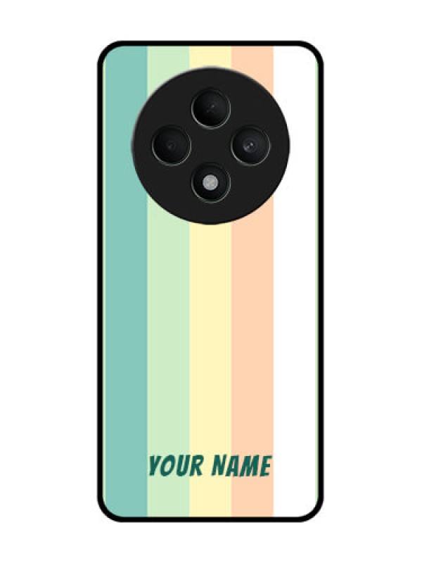Custom Oppo F27 5G Custom Glass Phone CaseMulti - Colour Stripes Design
