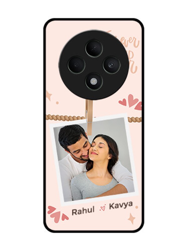 Custom Oppo F27 5G Custom Glass Phone CaseForever And Ever Love Design