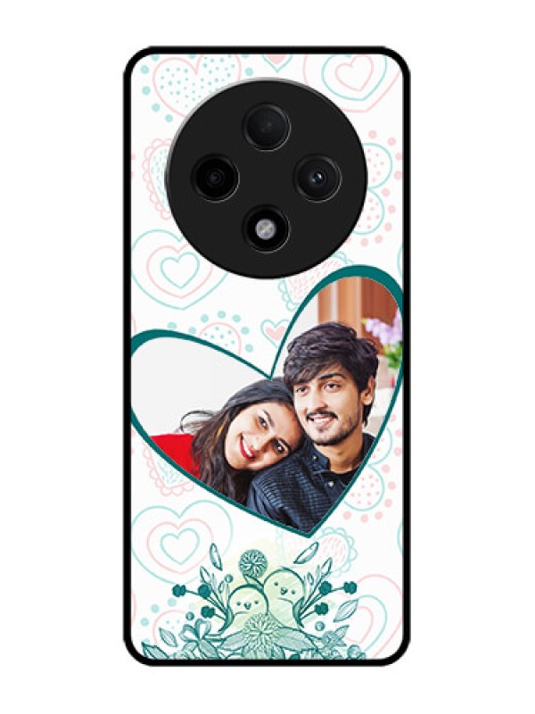 Custom Oppo F27 Pro Plus 5G Custom Glass Phone CasePremium Couple Design