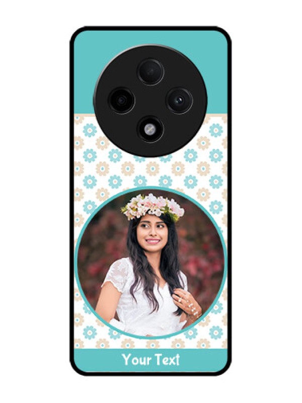 Custom Oppo F27 Pro Plus 5G Custom Glass Phone CaseBeautiful Flowers Design