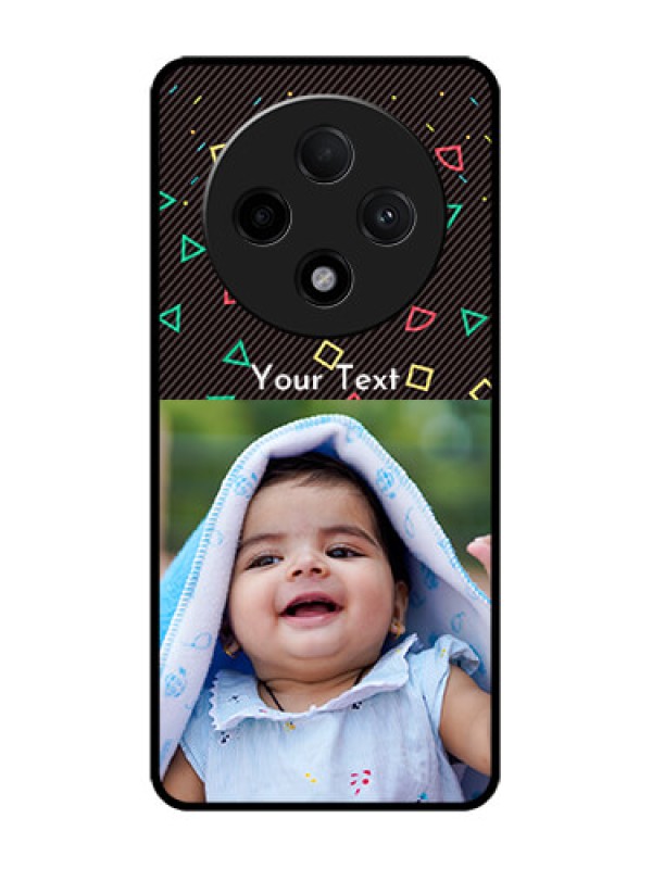 Custom Oppo F27 Pro Plus 5G Custom Glass Phone CaseWith Confetti Birthday Design