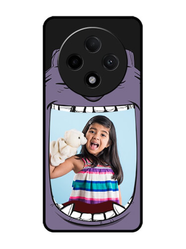 Custom Oppo F27 Pro Plus 5G Custom Glass Phone CaseAngry Monster Design