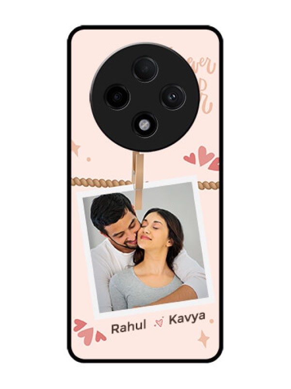 Custom Oppo F27 Pro Plus 5G Custom Glass Phone CaseForever And Ever Love Design