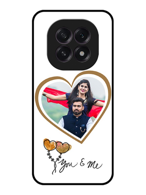 Custom Oppo F29 5G Custom Glass Phone Case - You & Me Design
