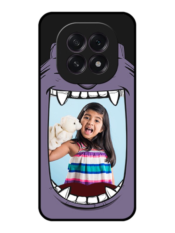Custom Oppo F29 5G Custom Glass Phone Case - Angry Monster Design