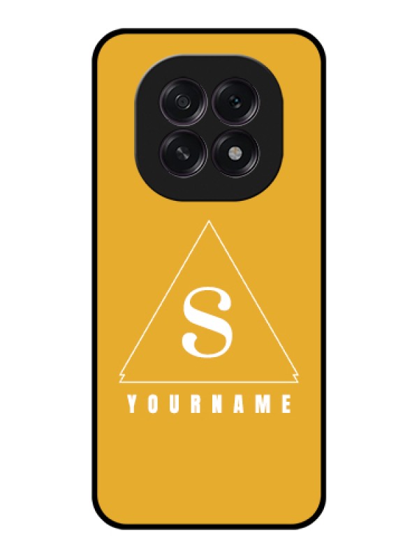 Custom Oppo F29 5G Custom Glass Phone Case - Simple Triangle Design