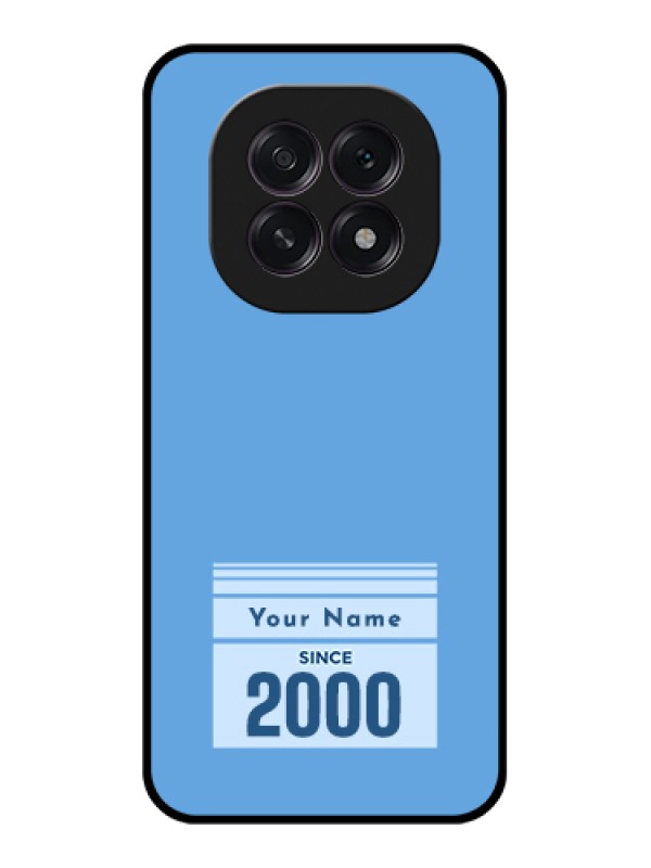 Custom Oppo F29 5G Custom Glass Phone Case - Custom Year Of Birth Design